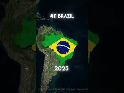 Strongest militaries in 2024 vs 2025? #geography #shorts thumbnail