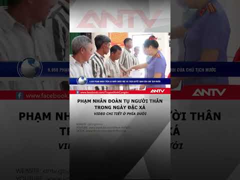 9.950 phạm nhân được đặc xá theo quyết định của Chủ tịch nước #antv #shorts #thoisu #anx thumbnail