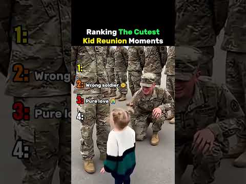 Ranking The Cutest Kid Reunion Moments #soldier thumbnail
