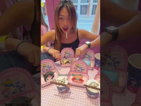 Sanrio Cafe Opens at USS ?? #8dayseat #8dayseatcafe #sanrio #universalstudios #kuromi #dessert thumbnail