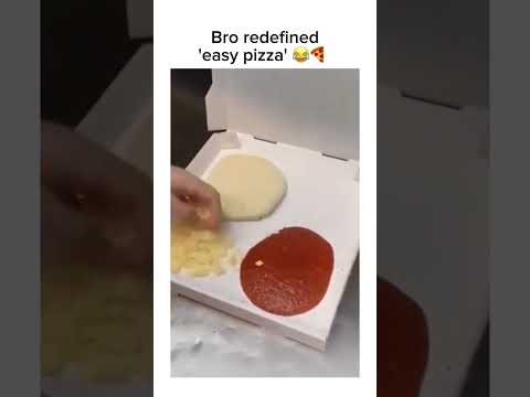 Bro redefined 'easy pizza' ?? Subscribe! #shorts thumbnail