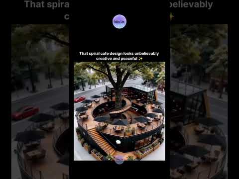 That spiral cafe design looks unbelievably creative and peaceful 😍 thumbnail