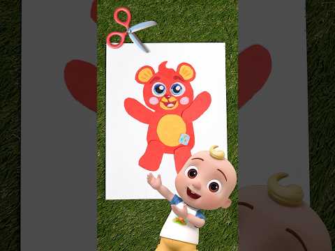 Easy CoComelon Crafts! DIY Boba Bear 1-2-3! #shorts #cocomelon thumbnail