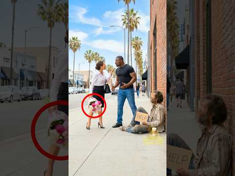 A Struggling Man Shared The Rejected Bouquet Today #shorts #kindness thumbnail