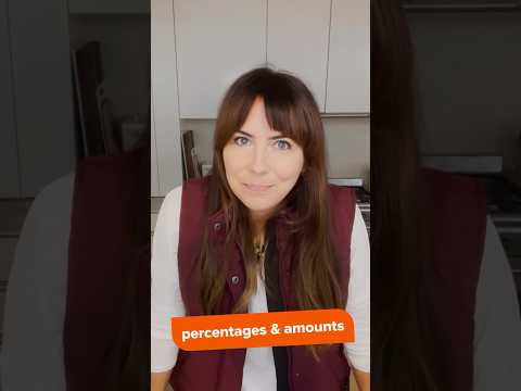 Do you know how to express PERCENTAGES & AMOUNTS in English? thumbnail