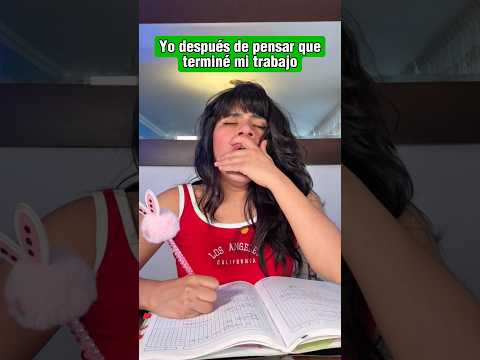 Siempre hay algo más para hacer 📚😩 #shorts #humor #tiktokvideo #comedia #funny #fyp ￼ thumbnail