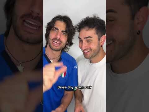 Italians react to WORLD SMALLEST PASTA @NolanHansen thumbnail