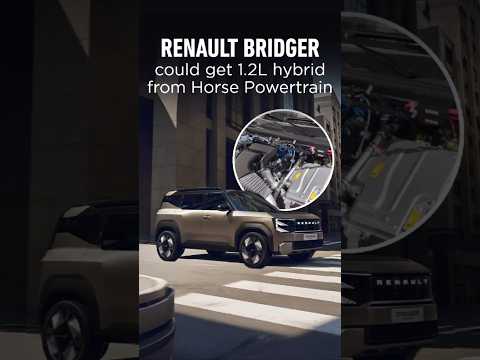 Renault Bridger could get 1.2L hybrid #shorts thumbnail