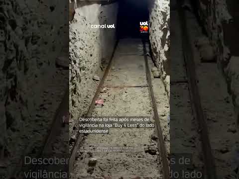 Túnel entre México e EUA é descoberto após carga de cocaína milionária ser encontrada thumbnail