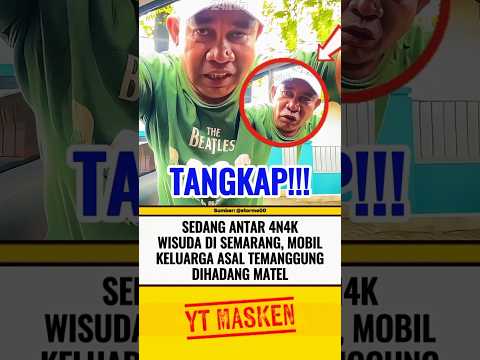 SEDANG ANTAR WISUDA MALAH DIHADANG MATEL DIPAKSA TURUN⁉️ #beritaterkini #trending #fyp #shortsvideo thumbnail