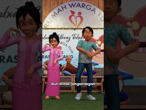 🤭Selain pandai main polis sentri, Abang Iz dan Kak Ros pandai joget tau🕺💃😄#AbangIz #KakRos thumbnail