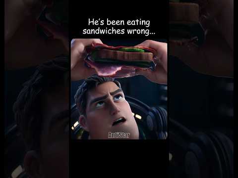 He’s been eating sandwiches wrong 🥩😋 thumbnail