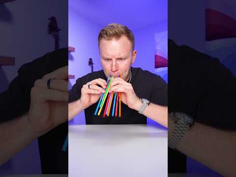 10 straw drone flute! thumbnail