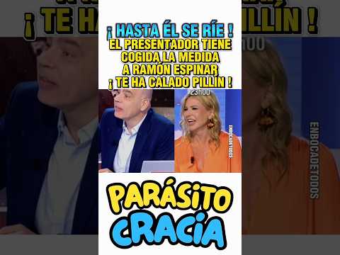 EL PRESENTADOR TIENE COGIDA LA MEDIDA A RAMÓN ESPINAR. ¡ TE HA CALADO PILLÍN ! thumbnail