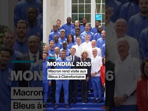 ⚽Mondial 2026 : Macron rend visite aux Bleus à Clairefontaine • FRANCE 24 thumbnail