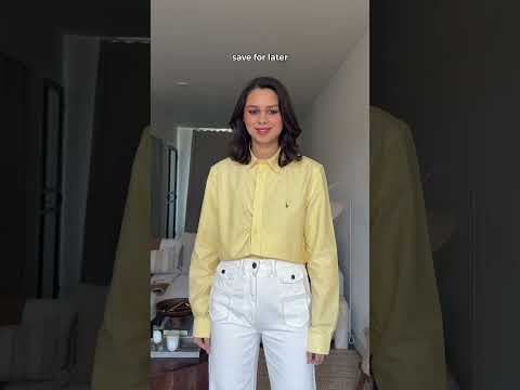 How to crop your shirt 🤯 (slowed version) | Save for later 🤍 thumbnail