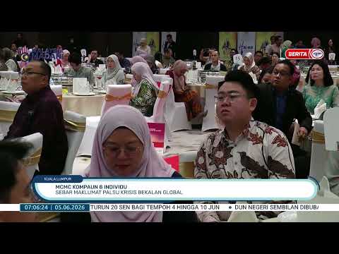 5 JUN 2026 - BERITA PAGI - MCMC KOMPAUN 8 INDIVIDU: SEBAR MAKLUMAT PALSU KRISIS BEKALAN GLOBAL thumbnail