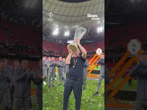 Spurs lift the Europa League trophy ?? This time last season ? #UEL #Spurs thumbnail
