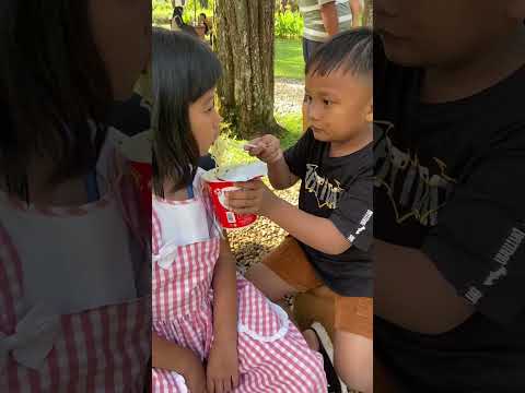 Nasya Kekenyangan Makan Mie Sampe Kursinya Jomplang ‼️| Nasya Yubi #shorts #trending #viral #funny thumbnail