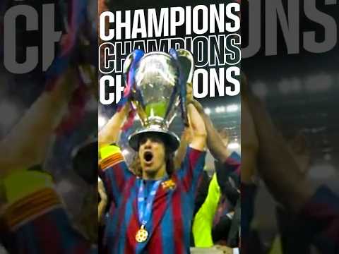 20 years ago today, we conquered Europe in Paris ?❤️ #shorts #fcbarcelona #ronaldinho thumbnail