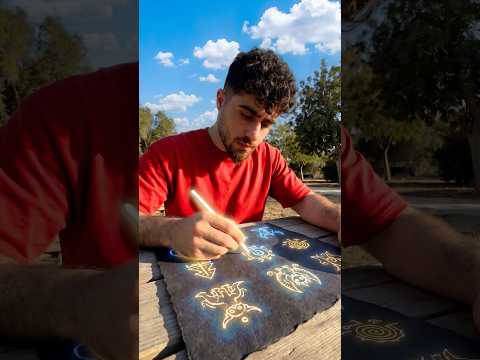 رسمت عالورق السحري😳 thumbnail