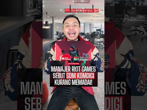 Manager Riot Games bilang SDM Komdigi kurang bagus? #shorts thumbnail