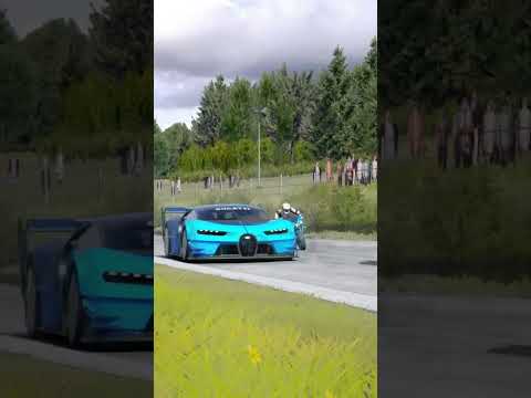 Yamaha R1 vs Bugatti VGT vs Monster Batmobile #shorts #yamaha #superbike #supercars #car #cars #race thumbnail