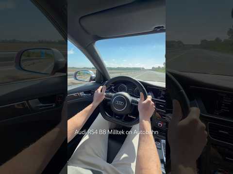 Proper 8,250RPM N/A V8 RS4 Top Speed on the Autobahn! #autotopnl #audirs4 #milltek #rs4 thumbnail