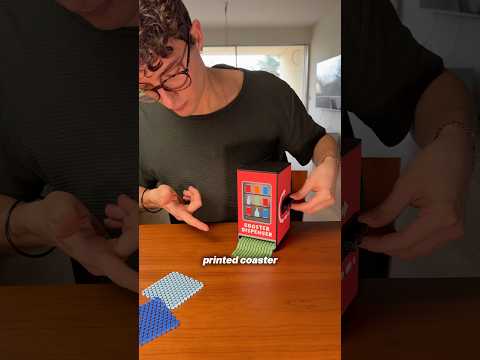 COASTER DISPENSER for TULLE COASTERS #3dprint #3dprinting #3dprinted #snapmaker #snapmakeru1 thumbnail