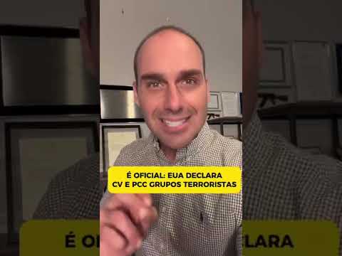 Flávio e Eduardo mandam recado após EUA classificarem PCC e CV como terroristas #Shorts thumbnail