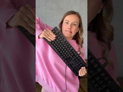 I didn't know it could do THIS! ?✨#keyboard #satisfying #funny #shorts thumbnail