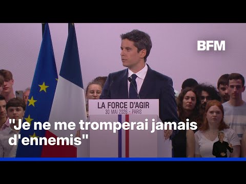 "Je ne me tromperai pas d'ennemis", assure Gabriel Attal, candidat à l'élection présidentielle 2027 thumbnail