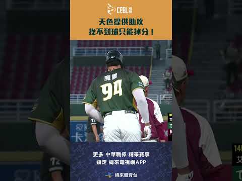 #CPBL 天色提供助攻 外野手找不到球只能掉分 ! #台鋼雄鷹 #樂天桃猿 #中華職棒 #shorts thumbnail