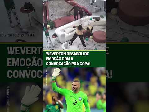 O ADM FICOU TENSO AQUI, O HOMEM NÃO SE MEXIA...? Weverton foi um dos convocados para a Copa #shorts thumbnail
