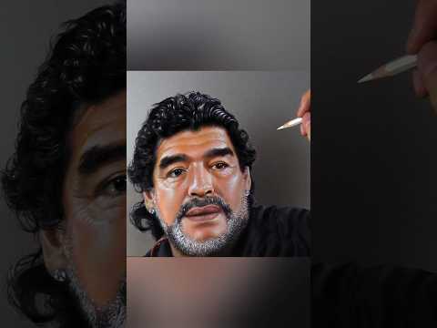 Maradona portrait #drawing #art thumbnail