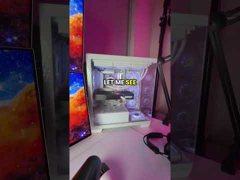 His Gaming PC is.. upside down? #carterpcs #tech #gamingpc #custompc thumbnail