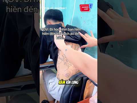Thấy hiền hiền vậy mà xăm kín lưng: #shorts thumbnail