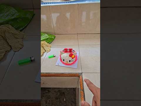 kk lagi bikin vidio kue ulang tahun??? #trandingshorts thumbnail
