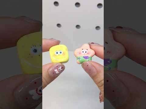 🧽⭐🧽Chalk DIY: Patrick Star & SpongeBob 🌊🧽 | So Simple & Fun #diy #creativeclayideas #toys thumbnail