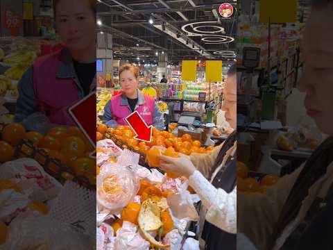 Người phụ nữ bóc cam tại siêu thị nhận bài học đắt giá thumbnail