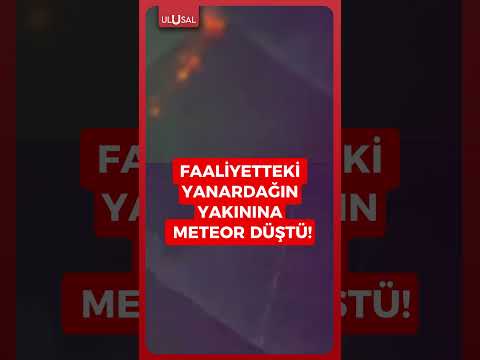 Filipinler'de faaliyette olan bir yanardağın civarına meteor düştü! #shorts #keşfet #filipinler thumbnail