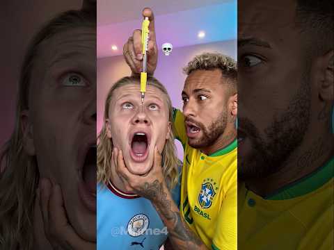 Nobody Could Ignore Haaland and Neymar 😂🔥  #football #haaland #parody thumbnail