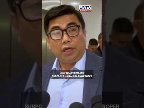 Subpoena ng proper Senate Blue Ribbon Com, hihintayin ni NBI Dir. Matibag bago dumalo sa Senado thumbnail