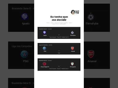 É SÓ JOGAÇO, FILHO! 😅Mas e aí, qual VOCÊ 🫵 vai assistir? 🤔 thumbnail