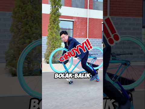 Cowok ini bikin sepeda paling canggih di dunia😂 #shortviral thumbnail