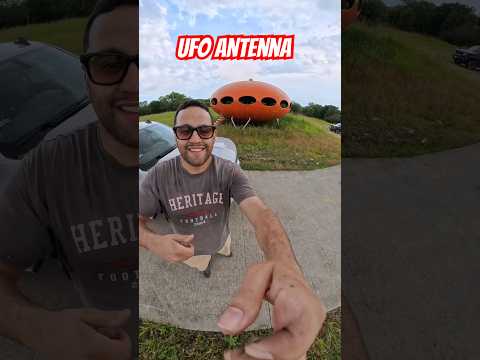 UFO antenna 🛸👽#hamradiolife #hobby #hamradio #morsecode #radiooperator thumbnail