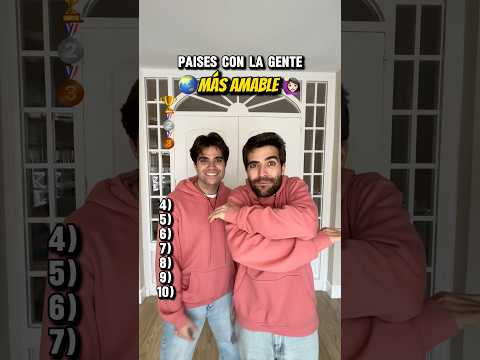 Países con la gente más amable!😊🌍 #paises thumbnail