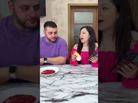 OMG Ice cream in ketchup!😂 #shorts Best video by MoniLina thumbnail