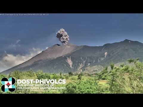 Footage of Ash emission from the Kanlaon Volcano summit crater | GMA News thumbnail