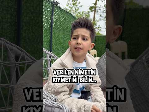 Verilen nimetin kıymetini bilmeliyiz… thumbnail